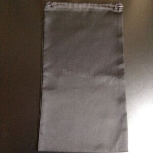 Givenchy Black on Black Drawstring Dust Bag-NWOT